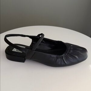 DV by Dolce Vita Teana slingback Mary Jane flat in black flat faux leather